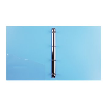 A4馬卡龍色系活頁夾-4孔/圓型夾/小背寬-無印刷_1